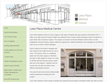 Tablet Screenshot of leesplacemedicalcentre.com